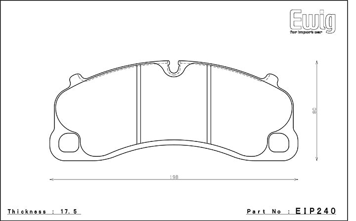 Plaquettes Endless ME20 PORSCHE 911 992 GT3