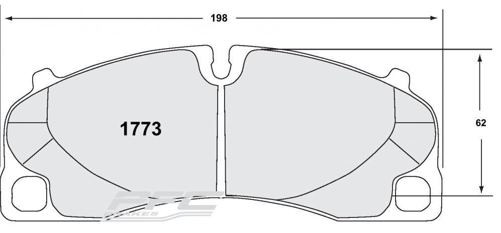 Plaquettes PFC 11 Porsche 911 991 GT3