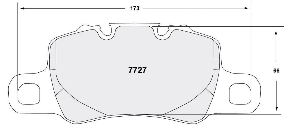 Plaquettes PFC 11 Porsche 911 991 GT3