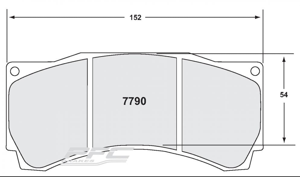 Plaquettes PFC 7790 AP racing CP5555 CP9668 CP 9660 Stoptech ST60